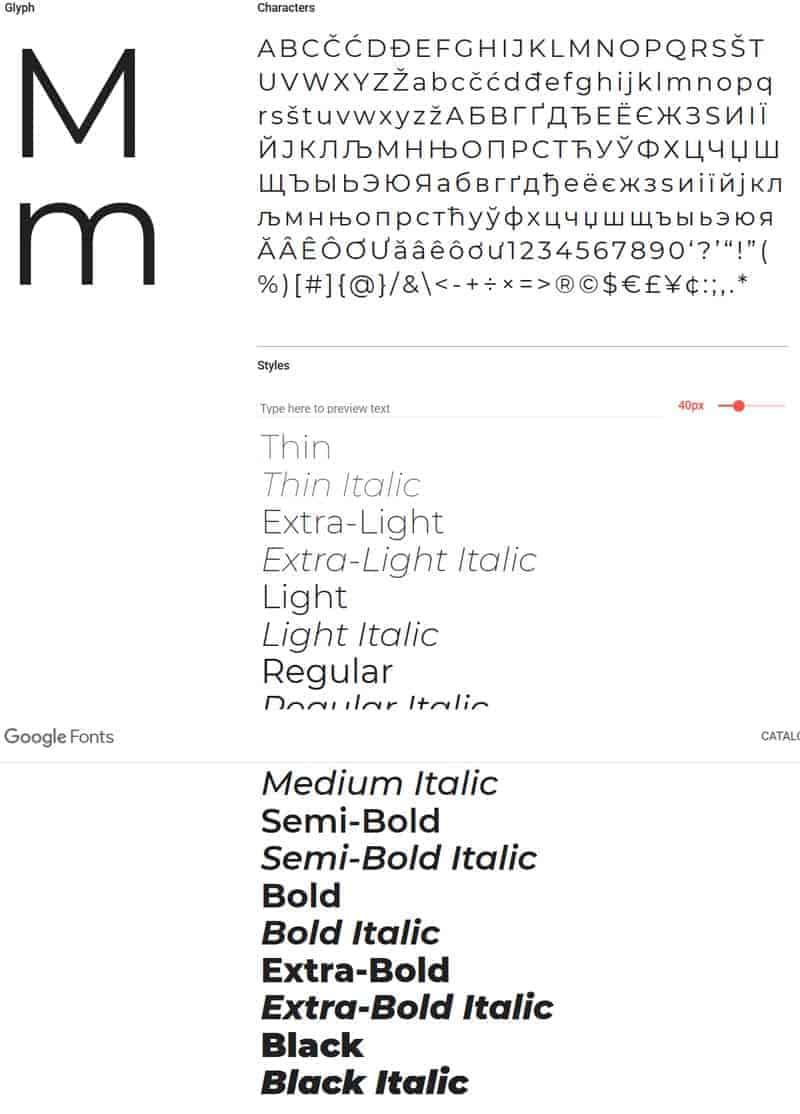Die besten Google Fonts 8 JoeWP - Montserrat Google Fonts