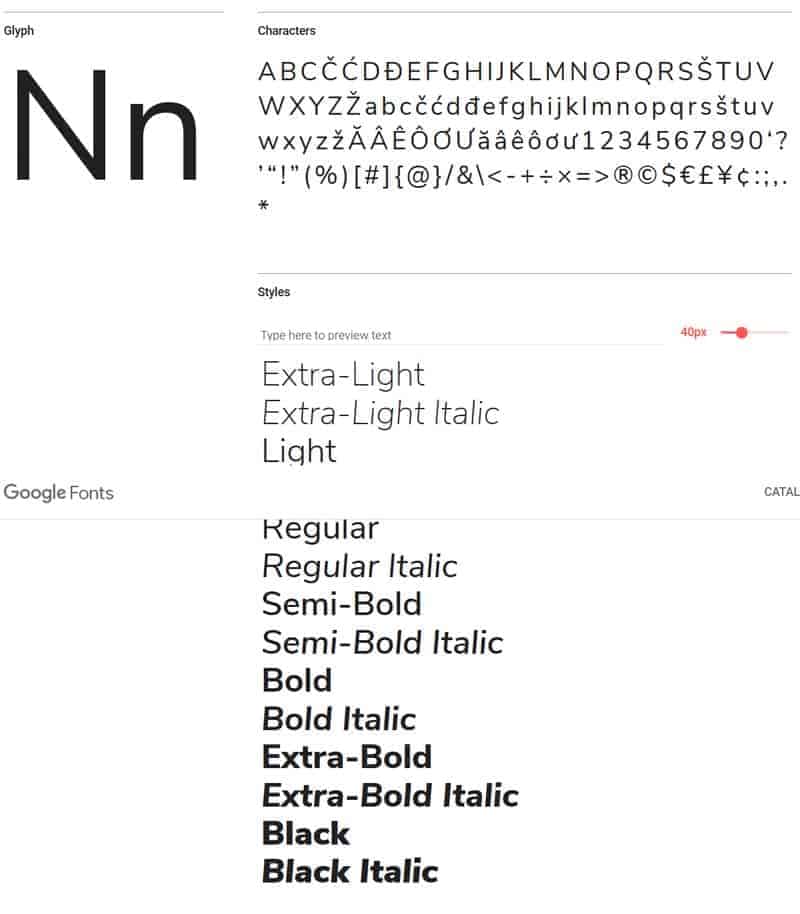 Die besten Google Fonts 13 JoeWP - Nunito Sans Google Fonts