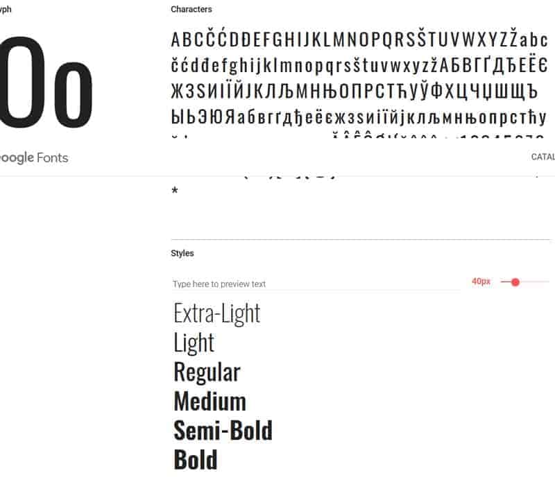 Die besten Google Fonts 6 JoeWP - Oswald Google Fonts