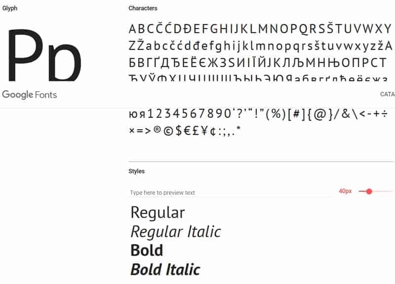 Die besten Google Fonts 10 JoeWP - PT Sans Google Fonts