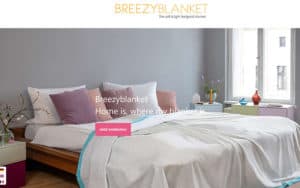 JoeWP WordPress Agentur - Referenz Website Breezyblanket
