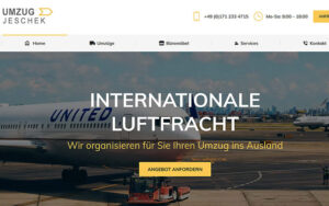 Umzug Jeschek - Referenz Website der WP Agentur # WordPress Agentur