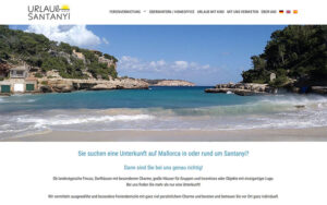 Urlaub Santanyi - Referenz Website der WP Agentur # WordPress Agentur