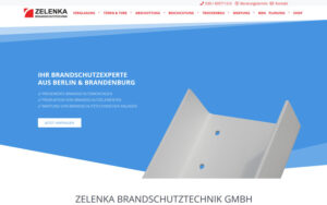 Zelenka Brandschutztechnik GmbH - Referenz Website der WP Agentur # WordPress Agentur